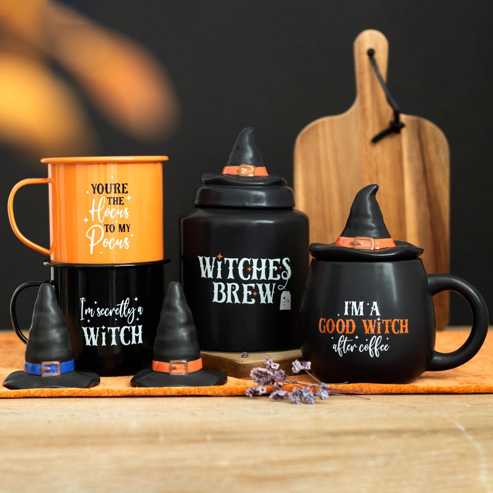 I'm Secretly A Witch Enamel Mug