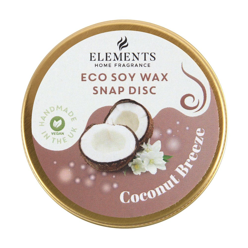 Coconut Breeze Soy Wax Snap Disc