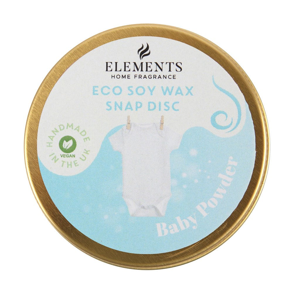 Baby Powder Soy Wax Snap Disc