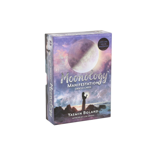 Moonology Manifestation Oracle Cards | Card Deck with Guidebook | Witchy Divination Gift | Gift for Him