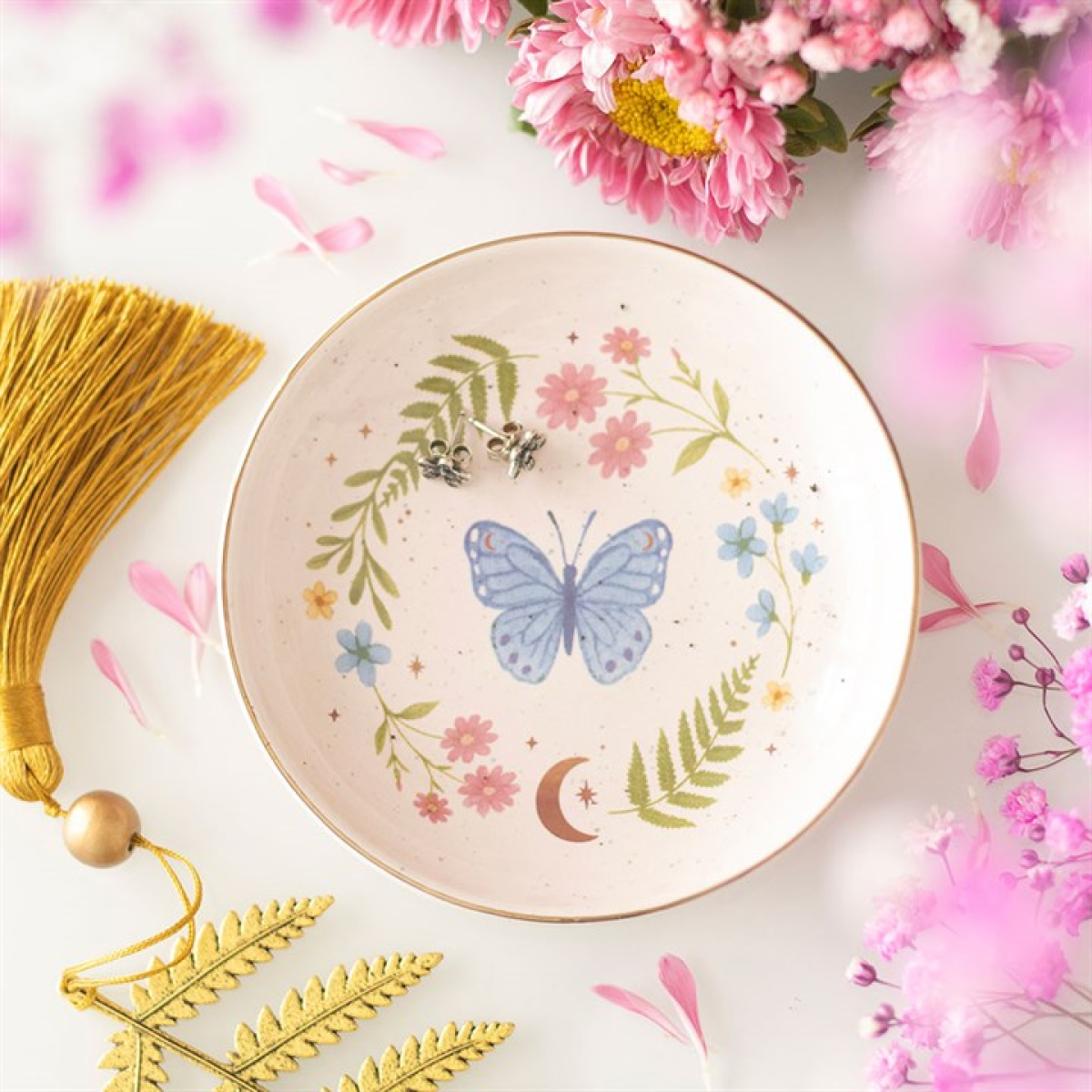 Luna Butterfly Trinket Dish