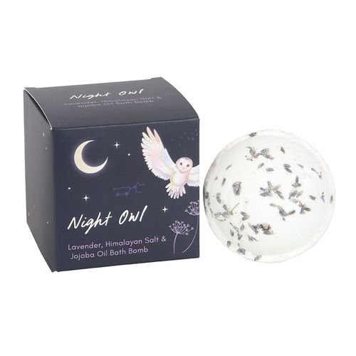 Night Owl Lavender, Himalayan Salt & Jojoba Bath Bomb