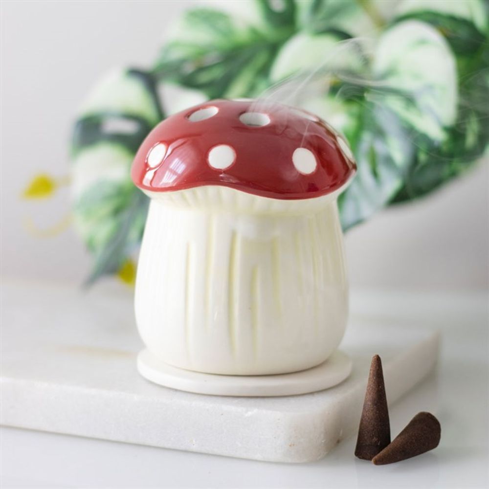 Mushroom Incense Cone Holder