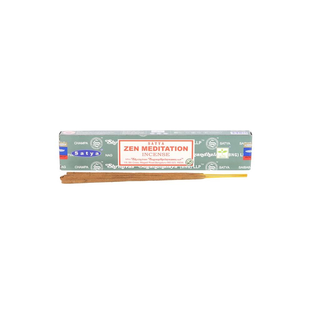 12 Packs of Zen Meditation Incense Sticks by Satya