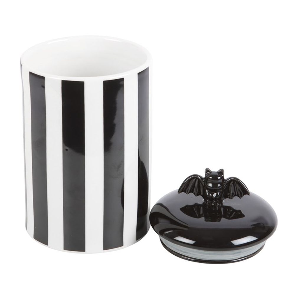 Striped Bat Storage Jar