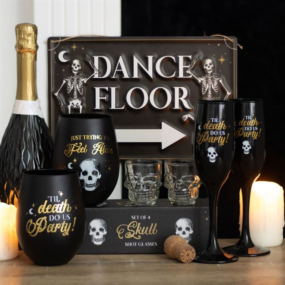 Til Death Do Us Party Champagne Flute Set