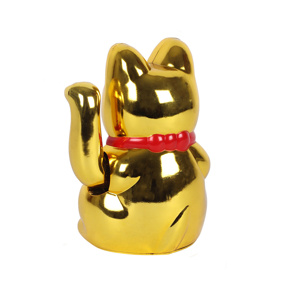 6 Inch Gold Money Cat