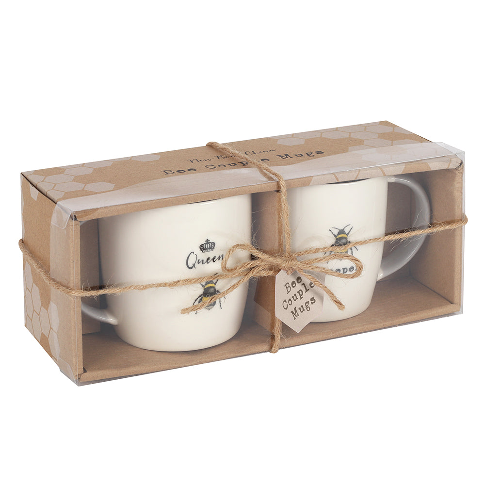 Queen Bee and Bee Keeper Mug Set