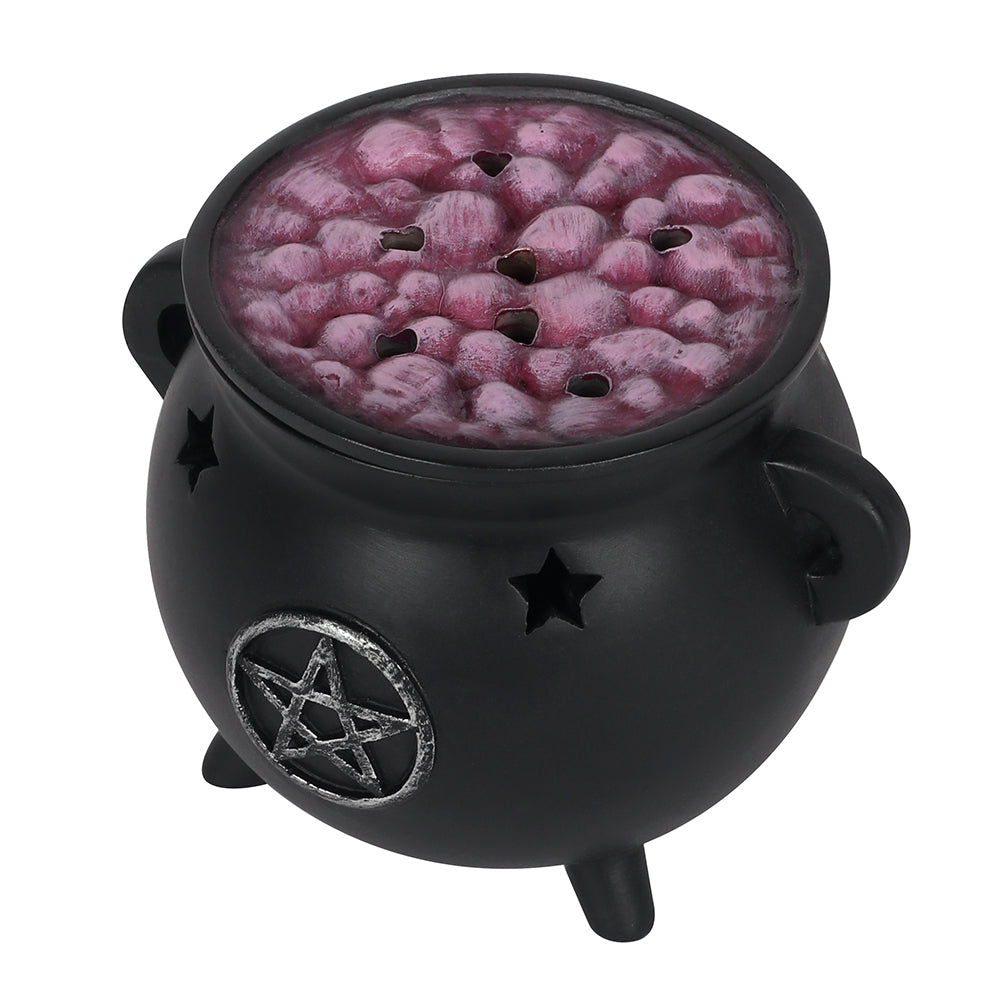 Pentagram Cauldron Incense Cone Holder