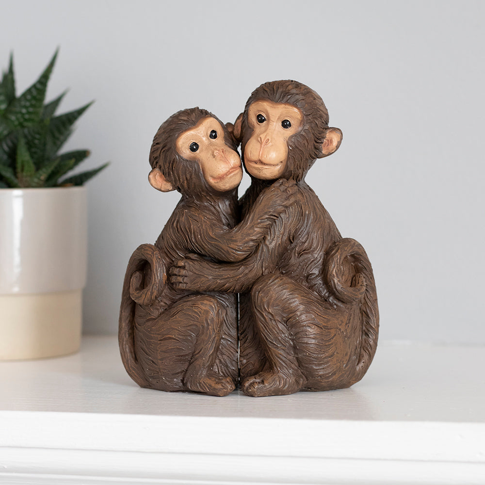 Monkey Couple Ornament