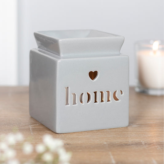 Grey Home Cut Out Oil Burner