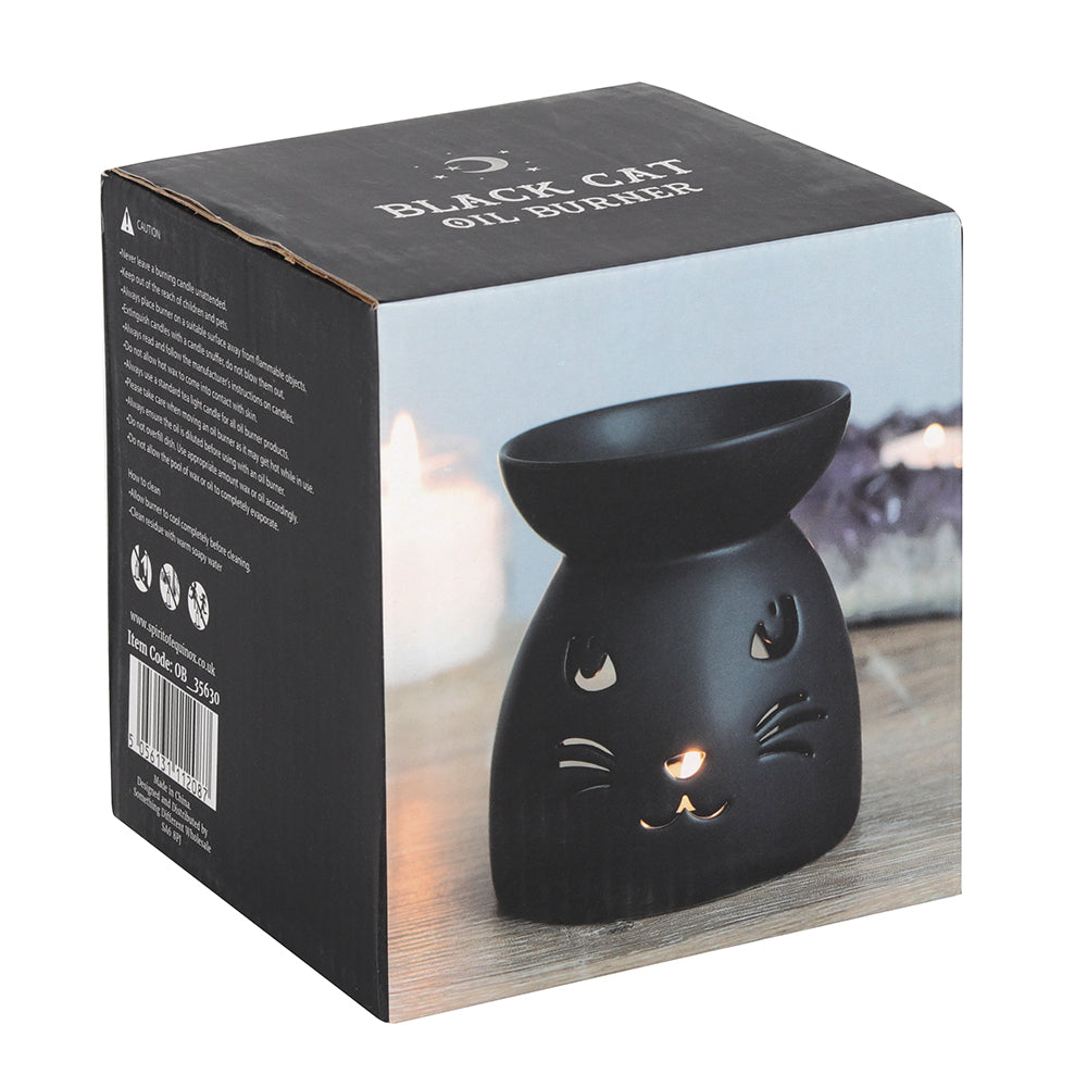 Black Cat Cut Out Oil Burner