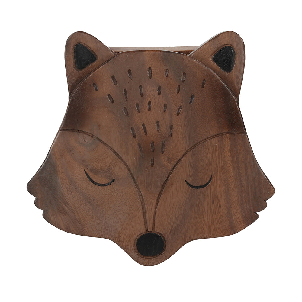 26cm Children's Wooden Fox Stool