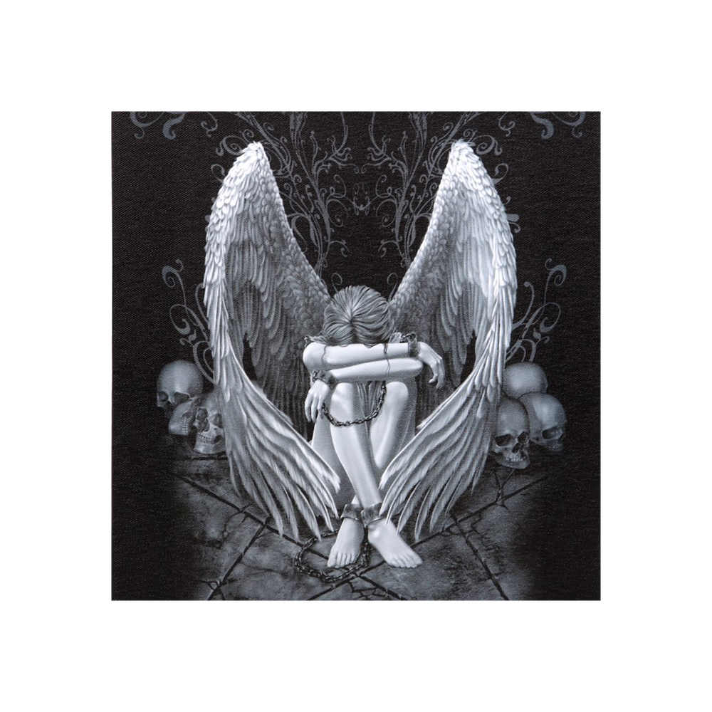 19x25cm Enslaved Angel Canvas Plaque by Spiral Direct