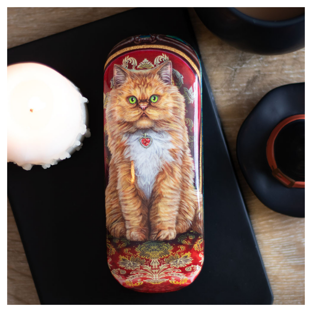 Mad About Cats Glasses Case by Lisa Parker