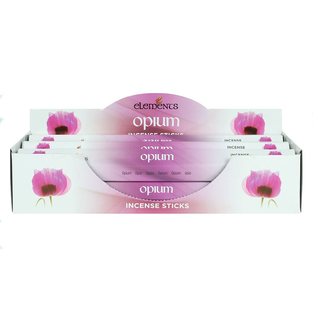 Set of 6 Packets of Elements Opium Incense Sticks