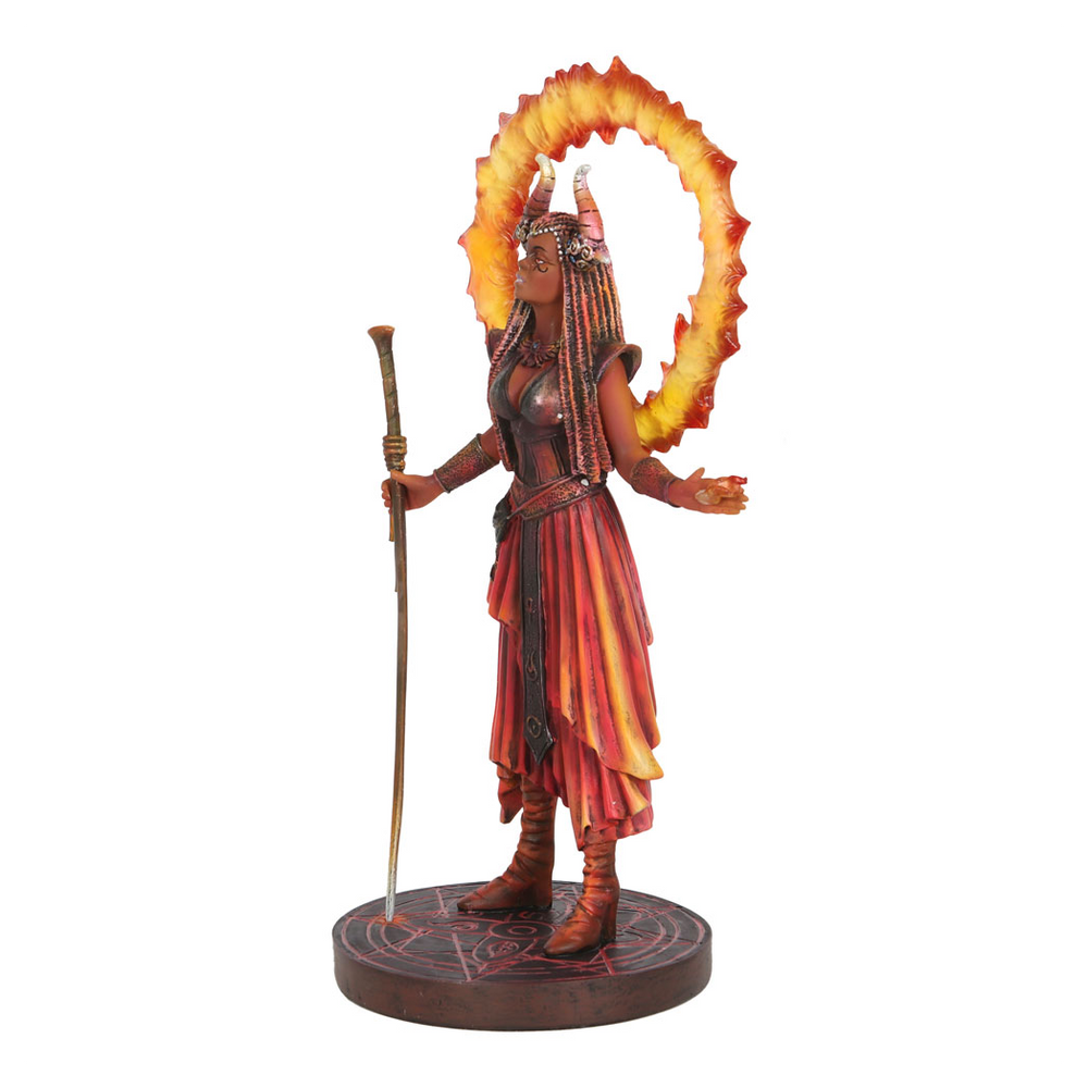 Fire Elemental Sorceress Figurine by Anne Stokes