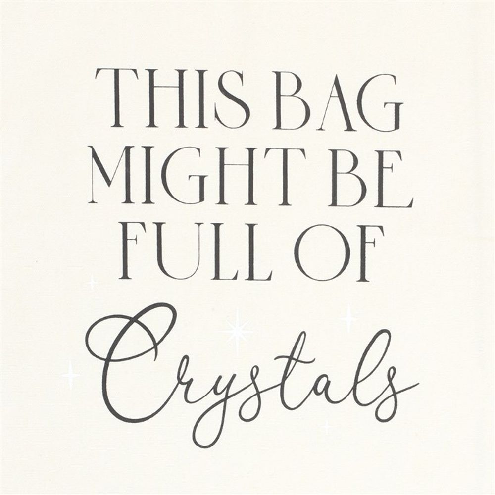 Full of Crystals Cotton Tote Bag