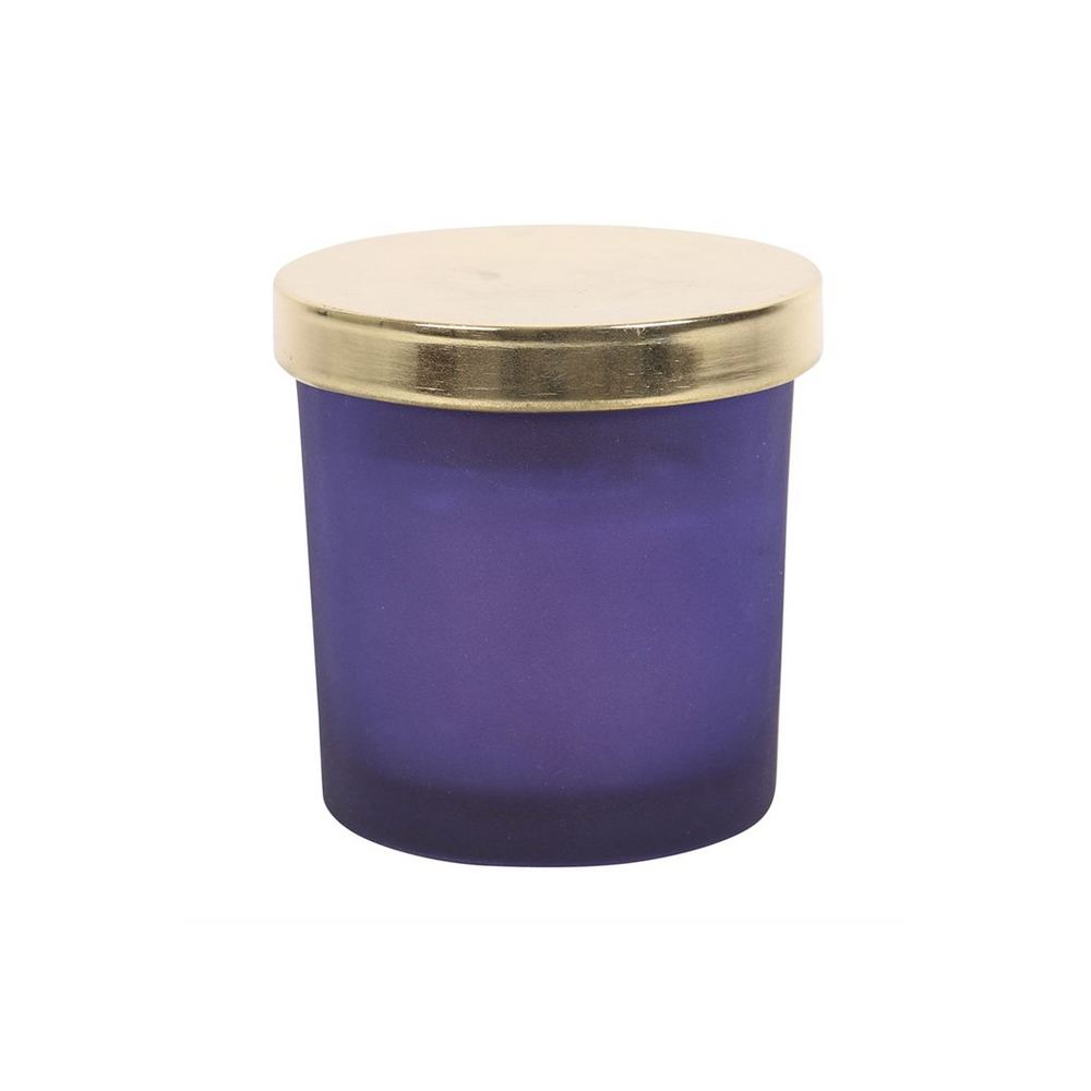 Third Eye Chakra Lavender Crystal Chip Candle