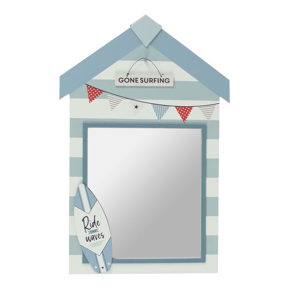 Beach Hut Wall Mirror