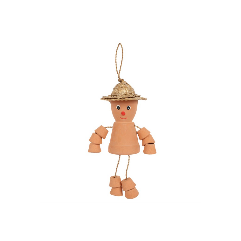 Small Terracotta Pot Man