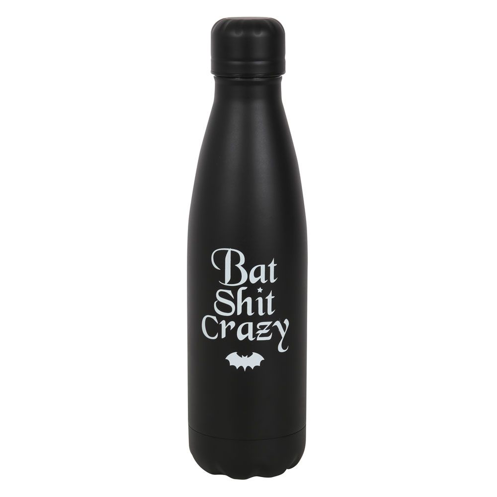 Bat Shit Crazy Metal Water Bottle