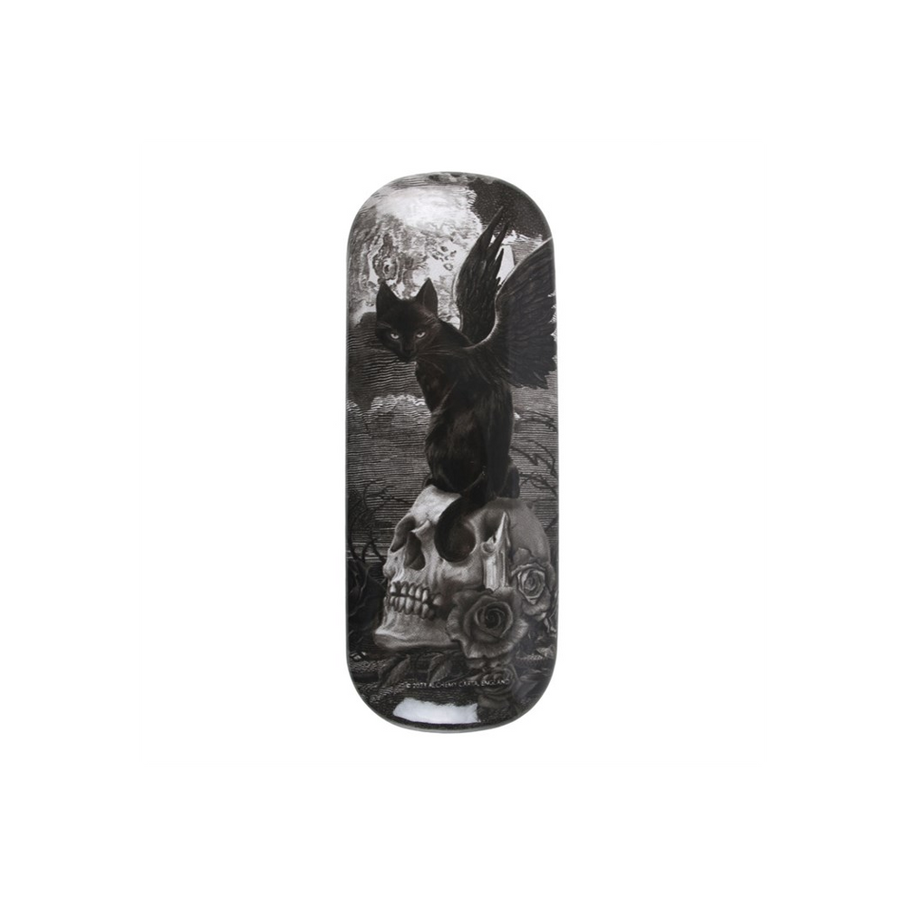 Nine Lives of Poe Glasses Case by Alchemy