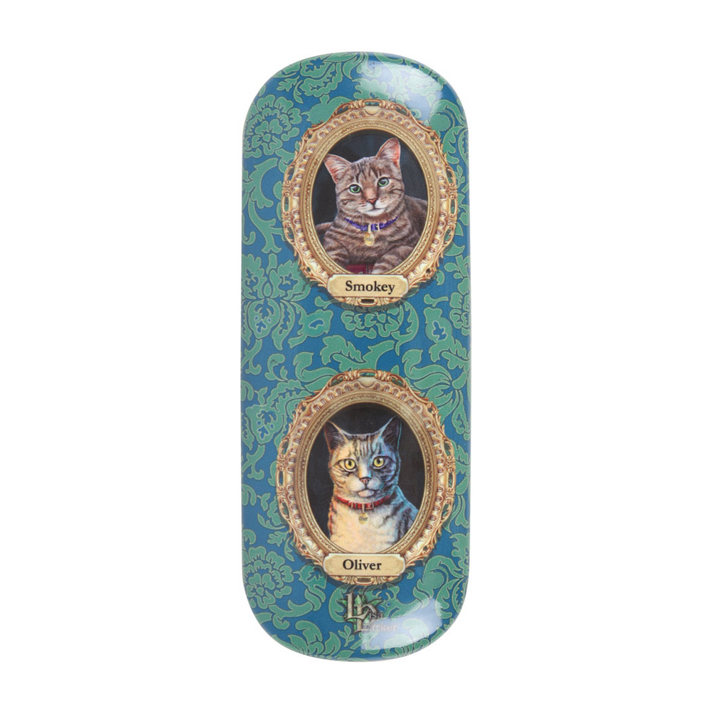 Mad About Cats Glasses Case by Lisa Parker