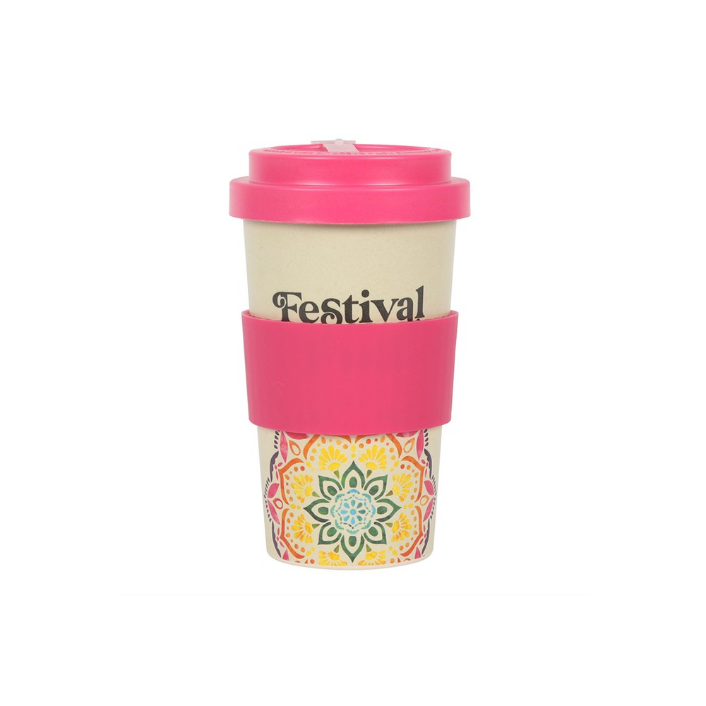 Festival Fuel Mandala Bamboo Eco Travel Mug