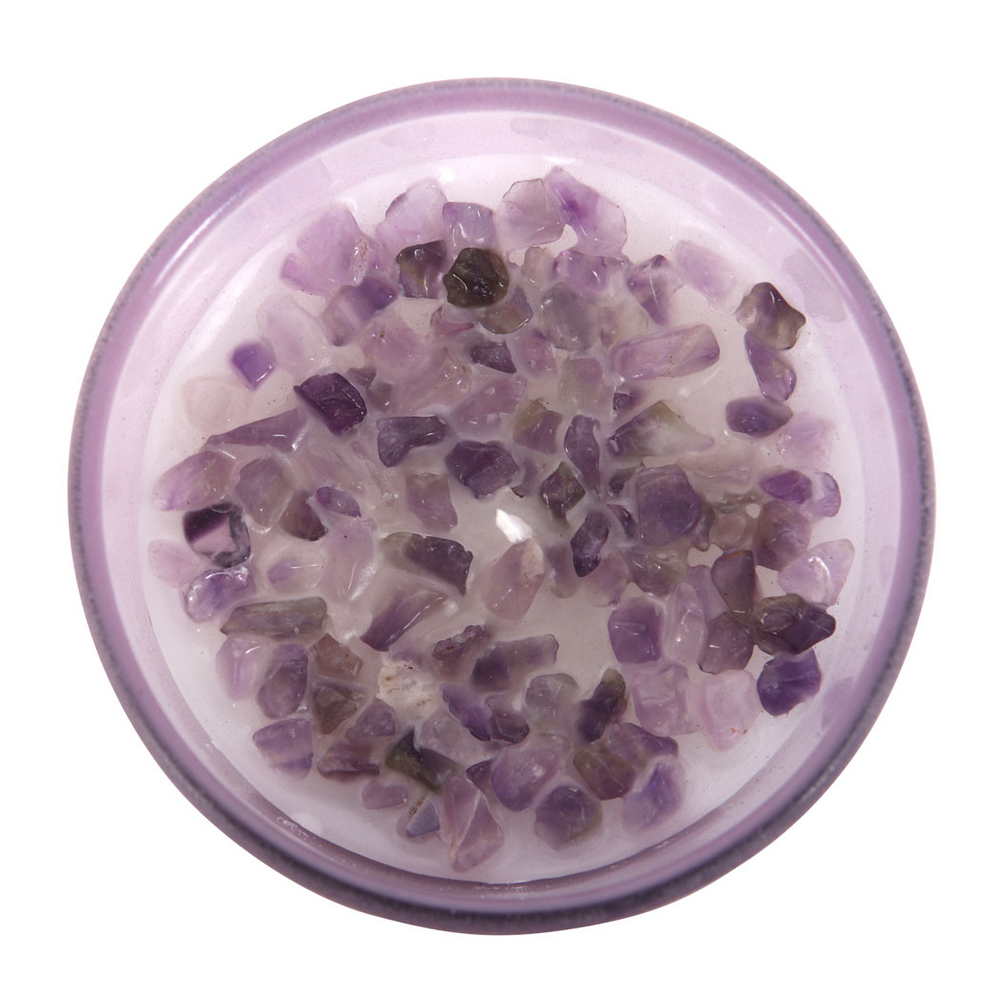 Abundance French Lavender Crystal Chip Candle