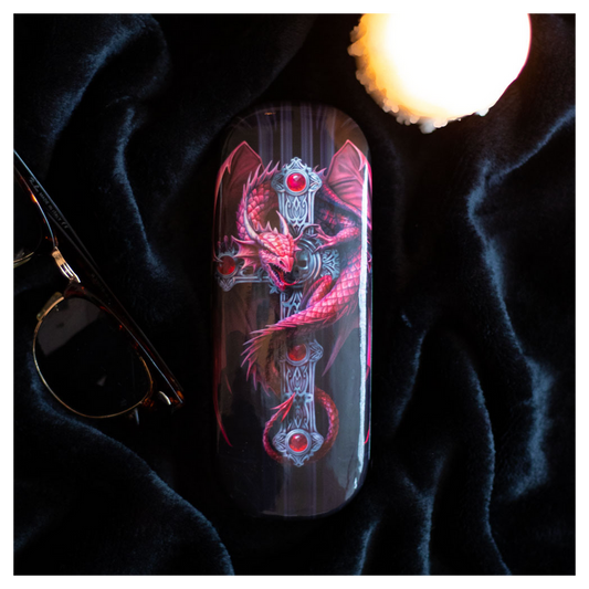 Gothic Guardian Glasses Case by Anne Stokes