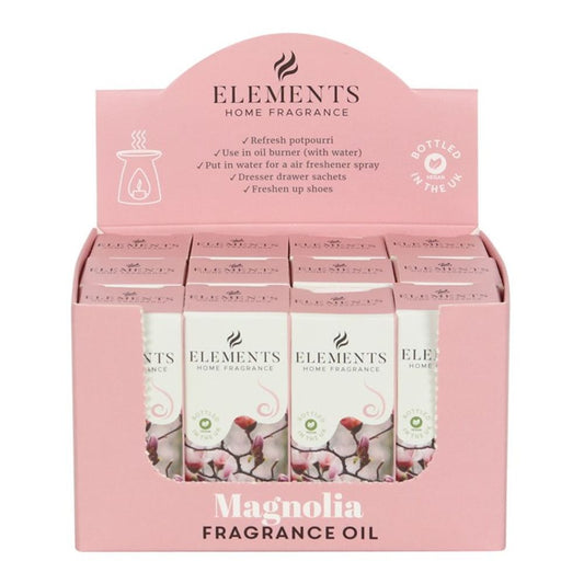 Set of 12 Elements Magnolia Fragrance Oils