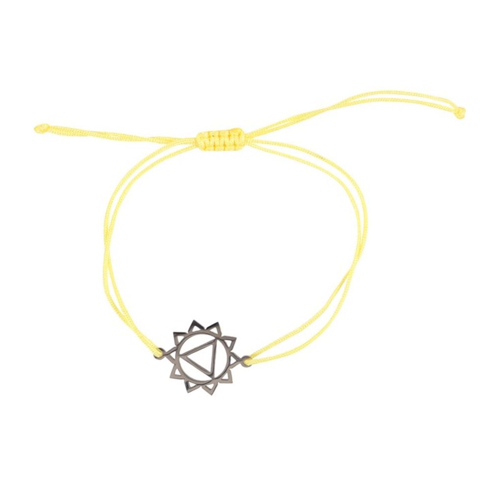 Solar Plexus Chakra Charm Bracelet