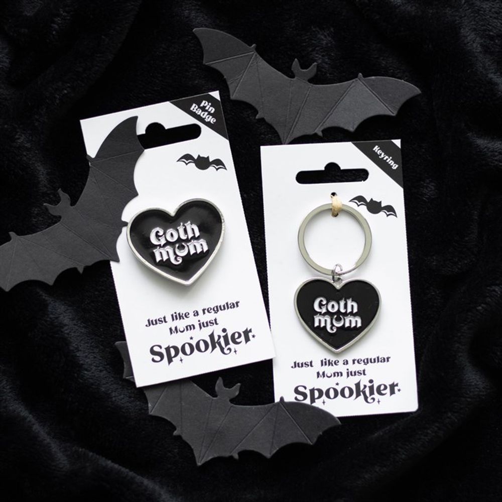 Goth Mum Keyring